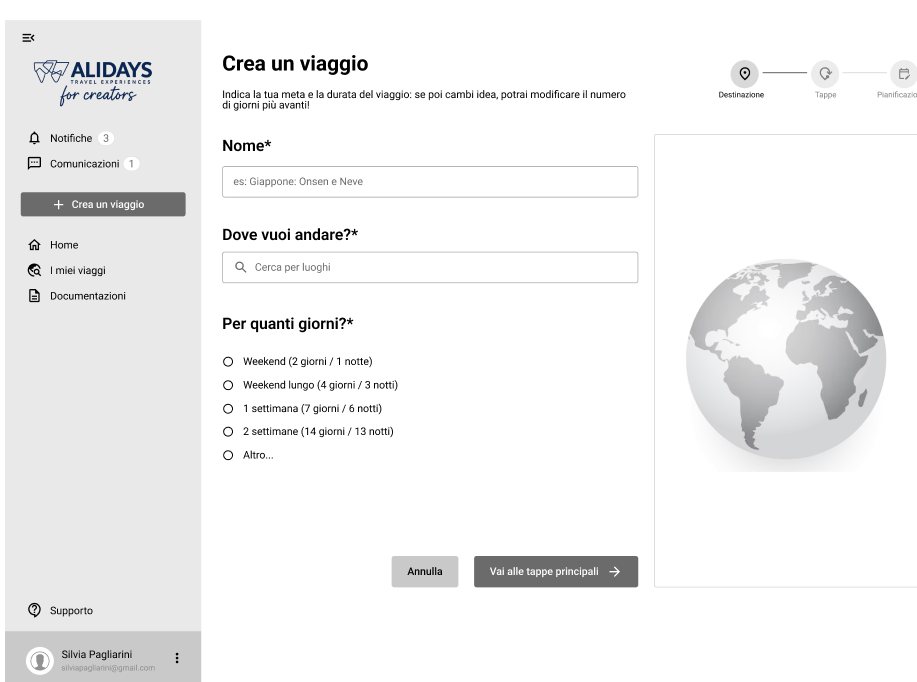 Form to create a new trip with name, destination and length